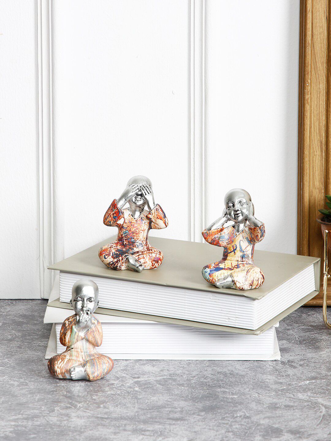 TAYHAA Set Of 2 Buddha Set Showpieces-image-20