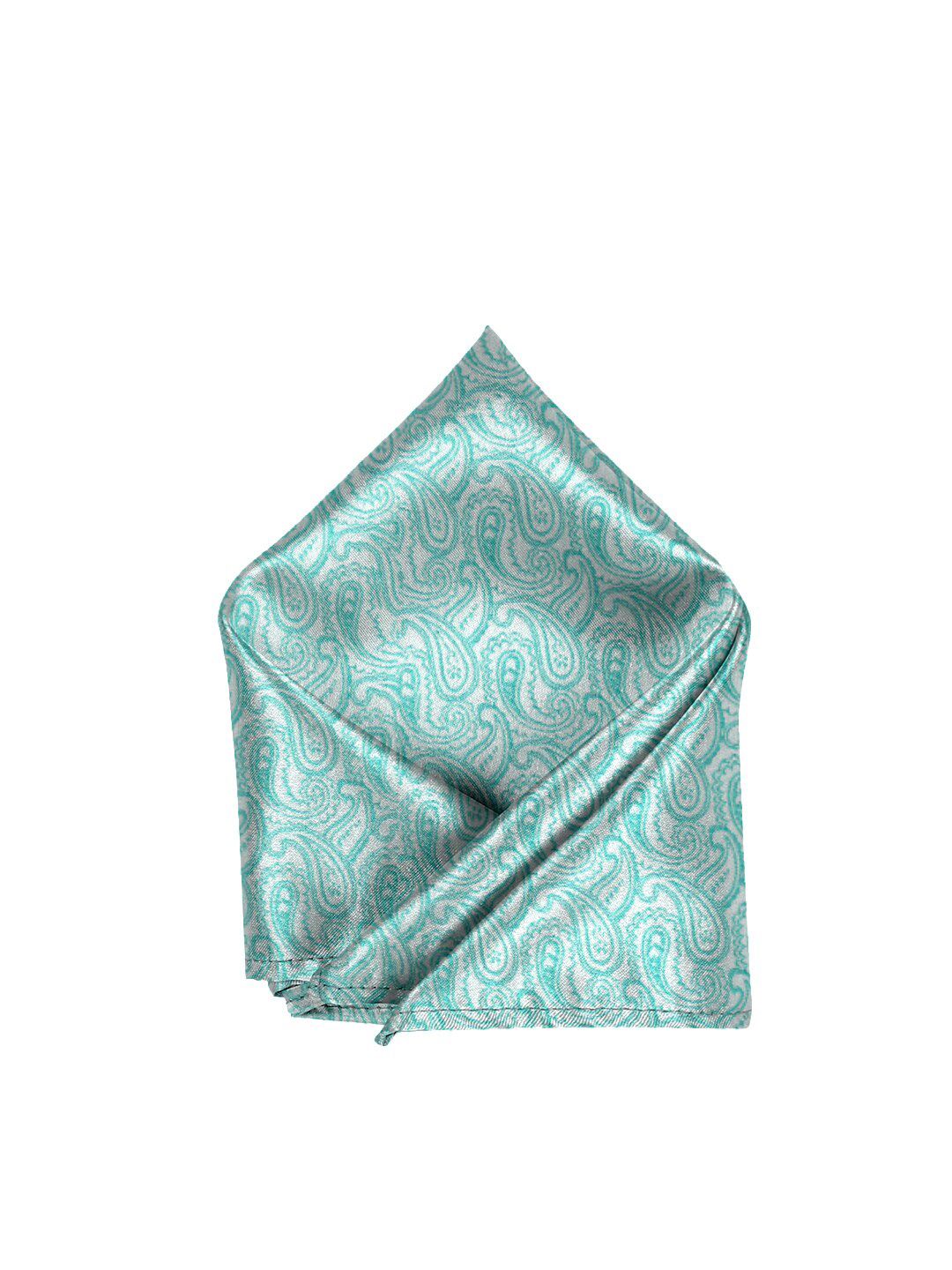 Blacksmith Men Sea Green & White Printed Pocket Square-picture-47