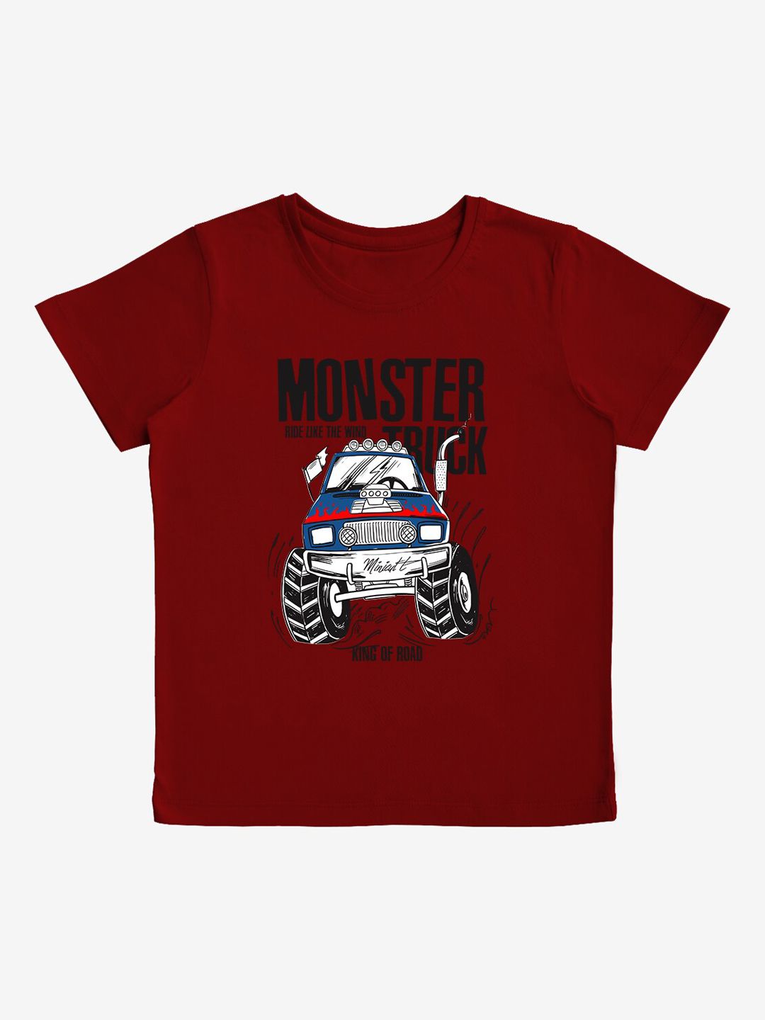 x2o Boys Maroon Printed Round Neck T-shirt-picture-14