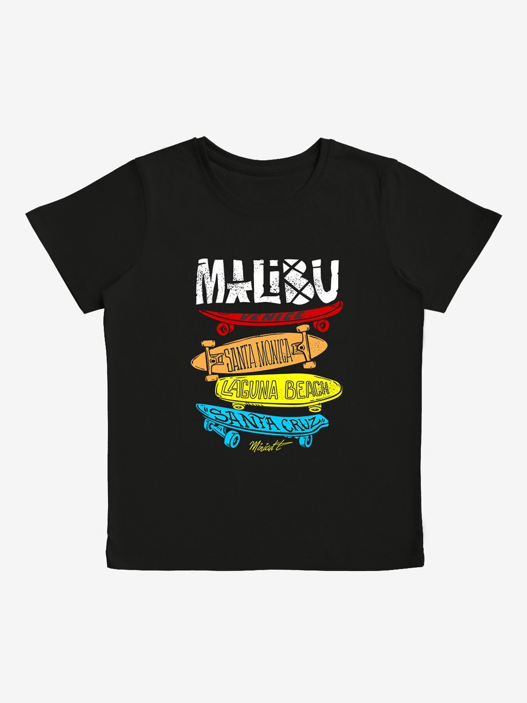 x2o Boys Black Printed Round Neck Bio Finish T-shirt-picture-57