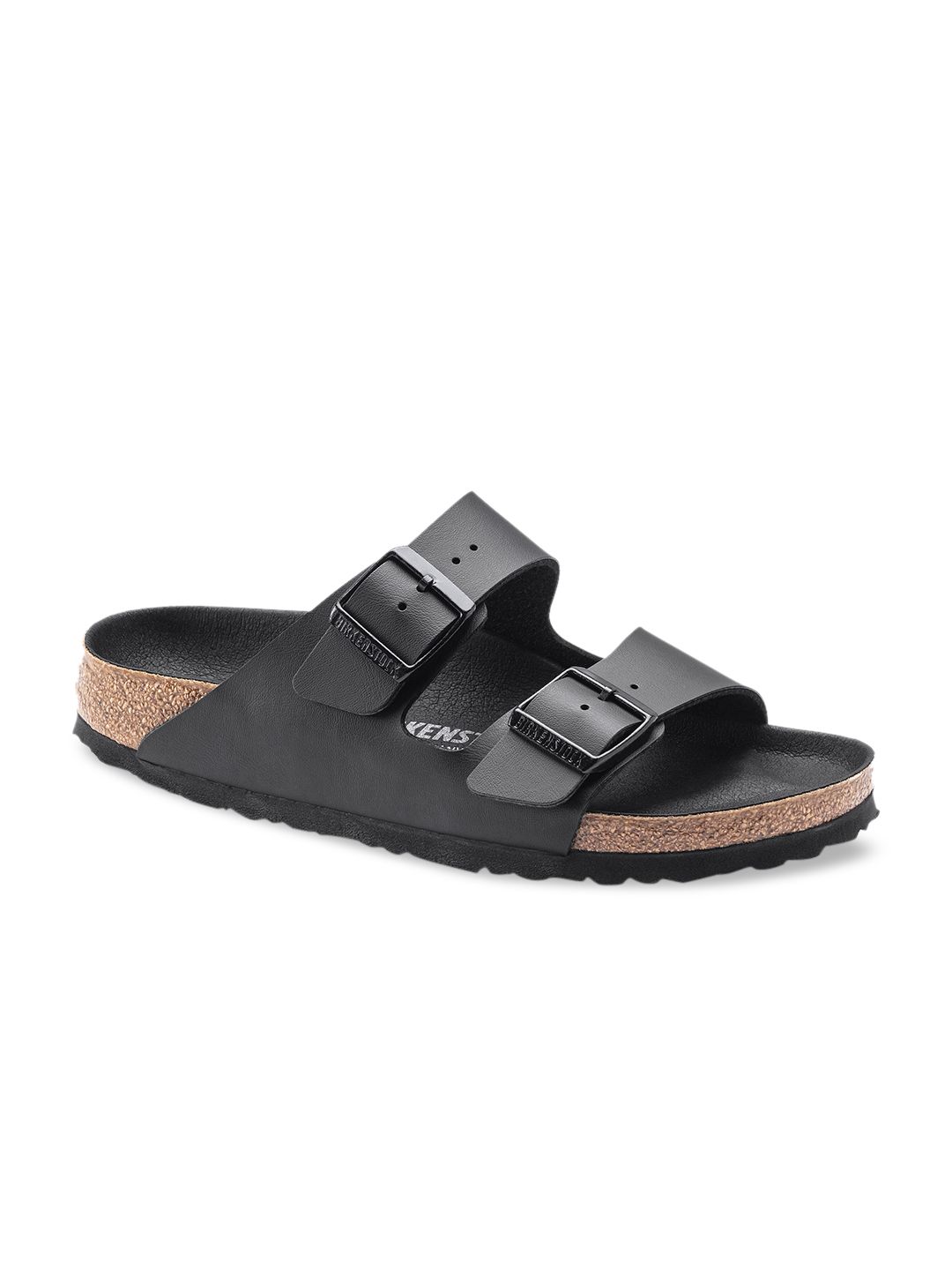 Birkenstock Unisex Black Regular Width Arizona Birko-Flor Leather Comfort Sandals-picture-20