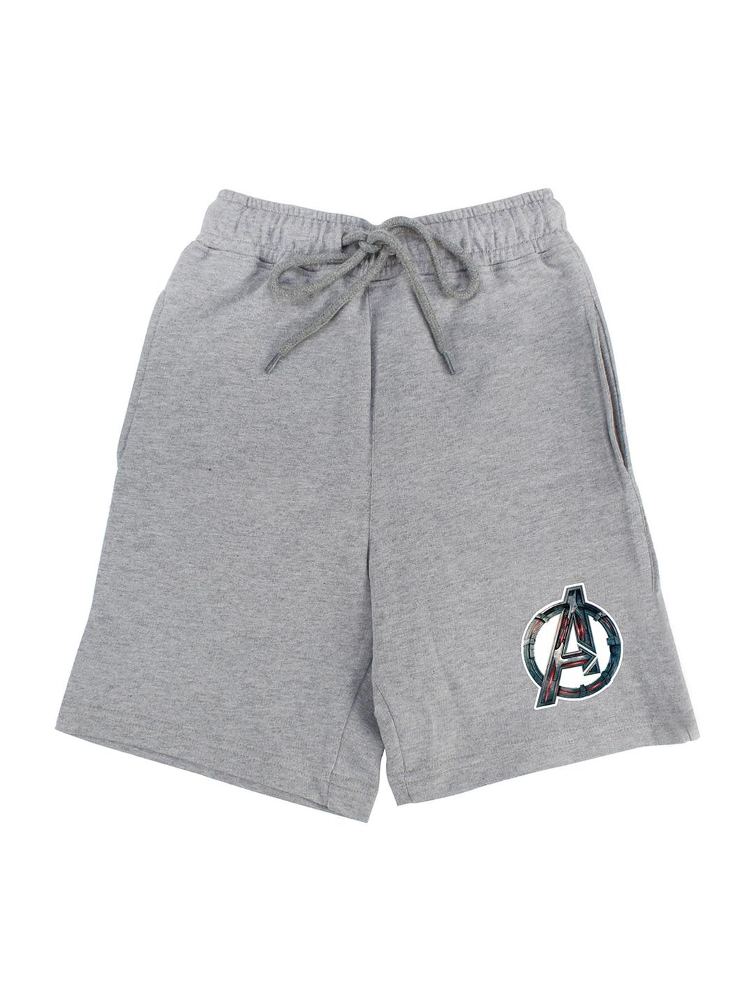 Marvel by Wear Your Mind Boys Grey Marvel Avengers Printed Regular Fit Shorts-picture-31