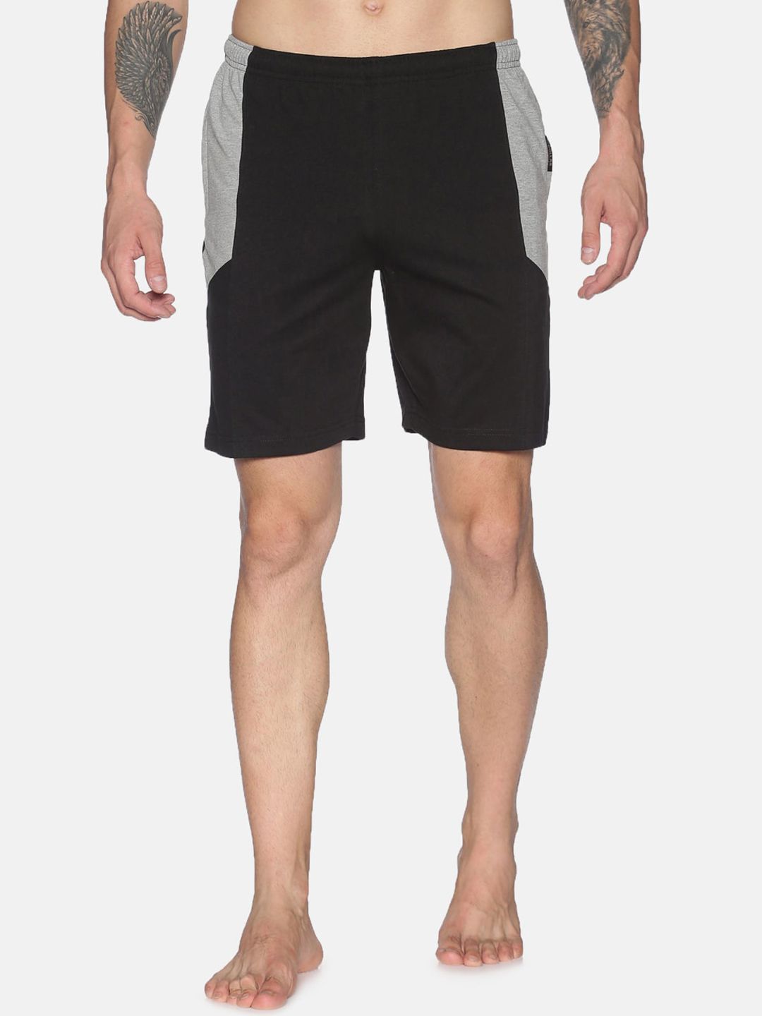 Dollar Men Black Solid Regular Fit Regular Shorts-picture-11