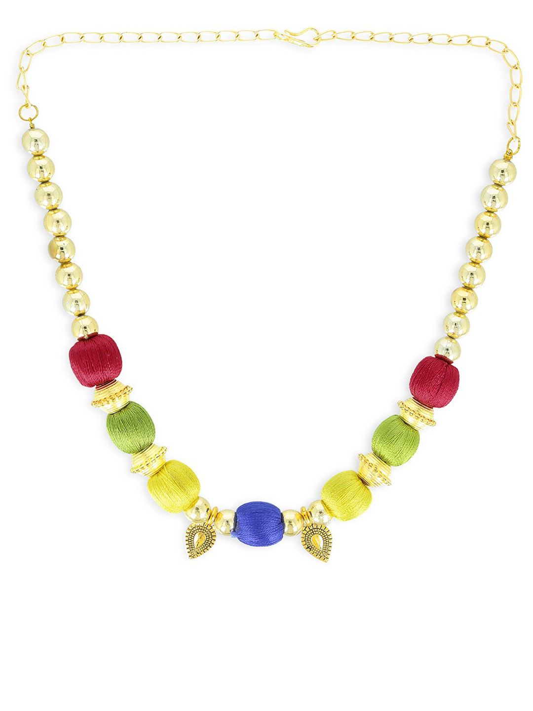 AKSHARA Girls Multicolored Handcrafted Necklace-picture-14