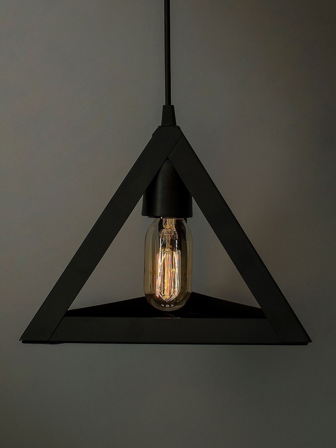 MFD HOME FURNISHING Black & Gold-Toned Solid Quirky Hanging Lamp-picture-16