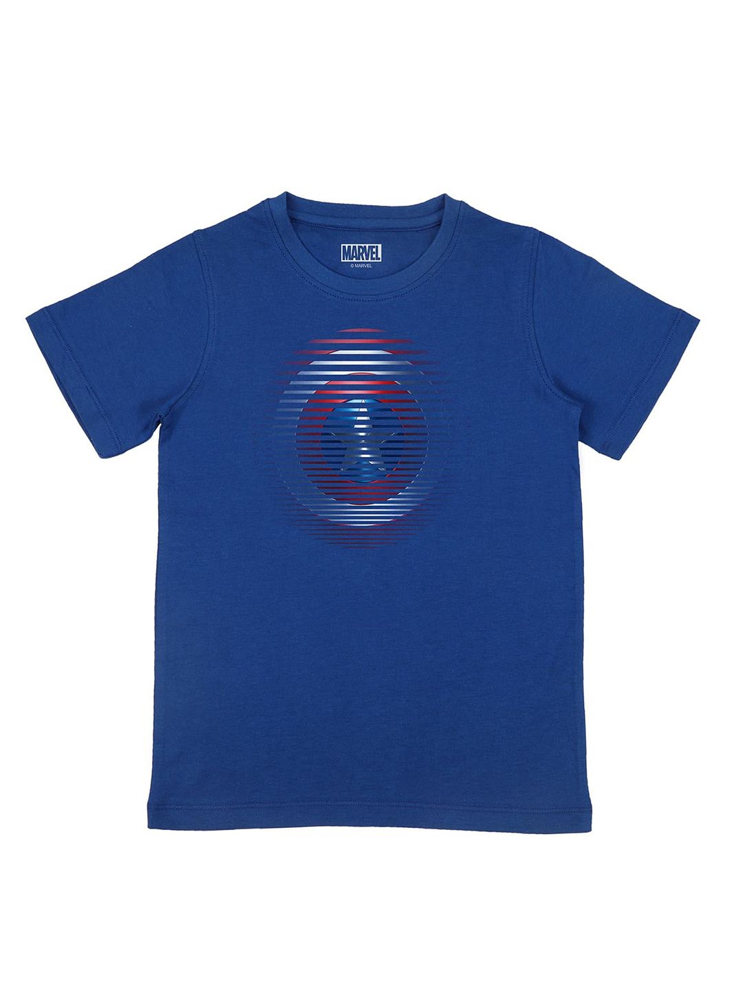 Marvel by Wear Your Mind Boys Blue Typography Printed T-shirt-picture-14