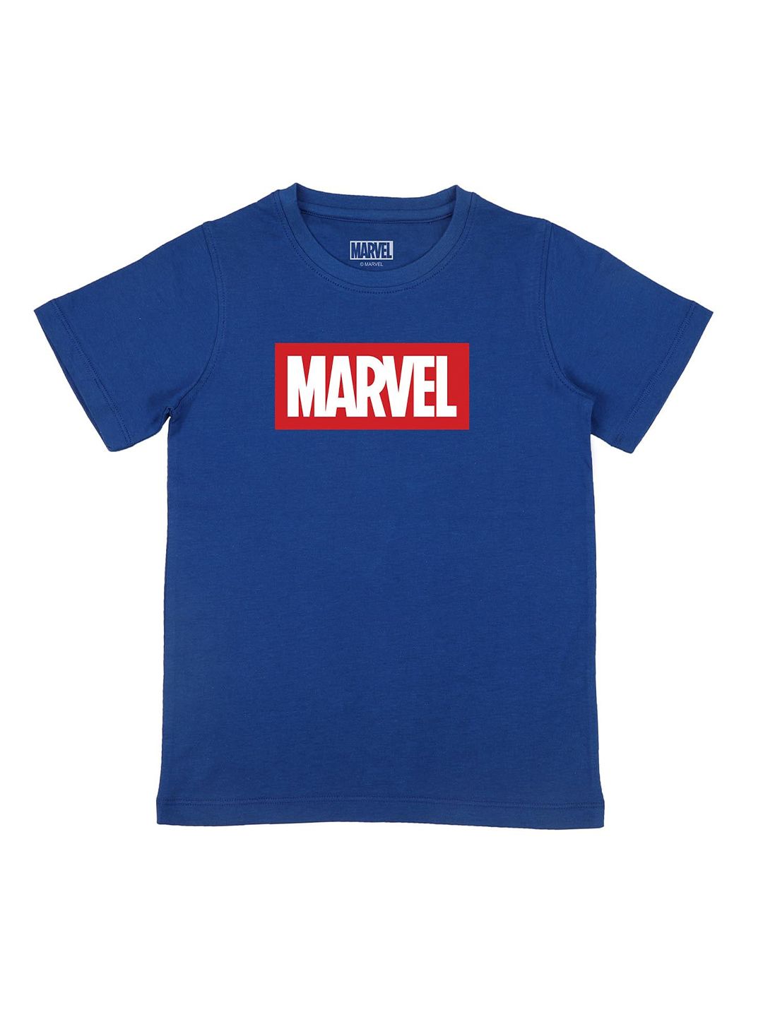Marvel by Wear Your Mind Boys BlueRed Marvel Printed Cotton Pure Cotton T-shirt-picture-49