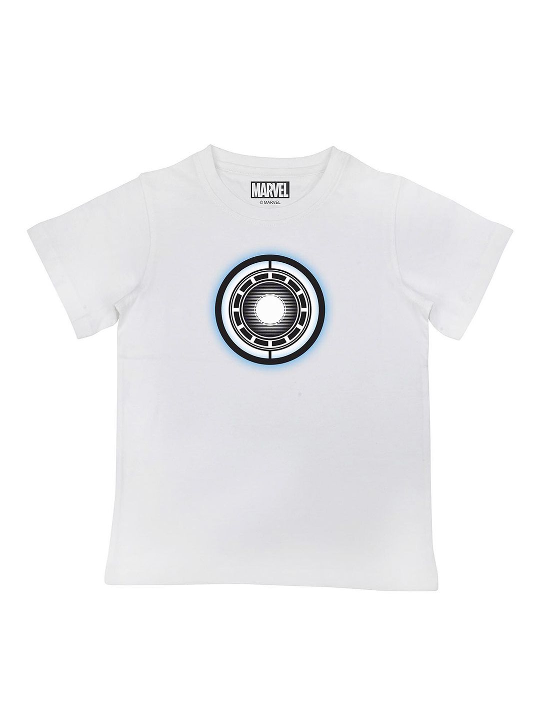 Marvel by Wear Your Mind Boys White Iron Man Cotton Pure Cotton T-shirt-picture-38