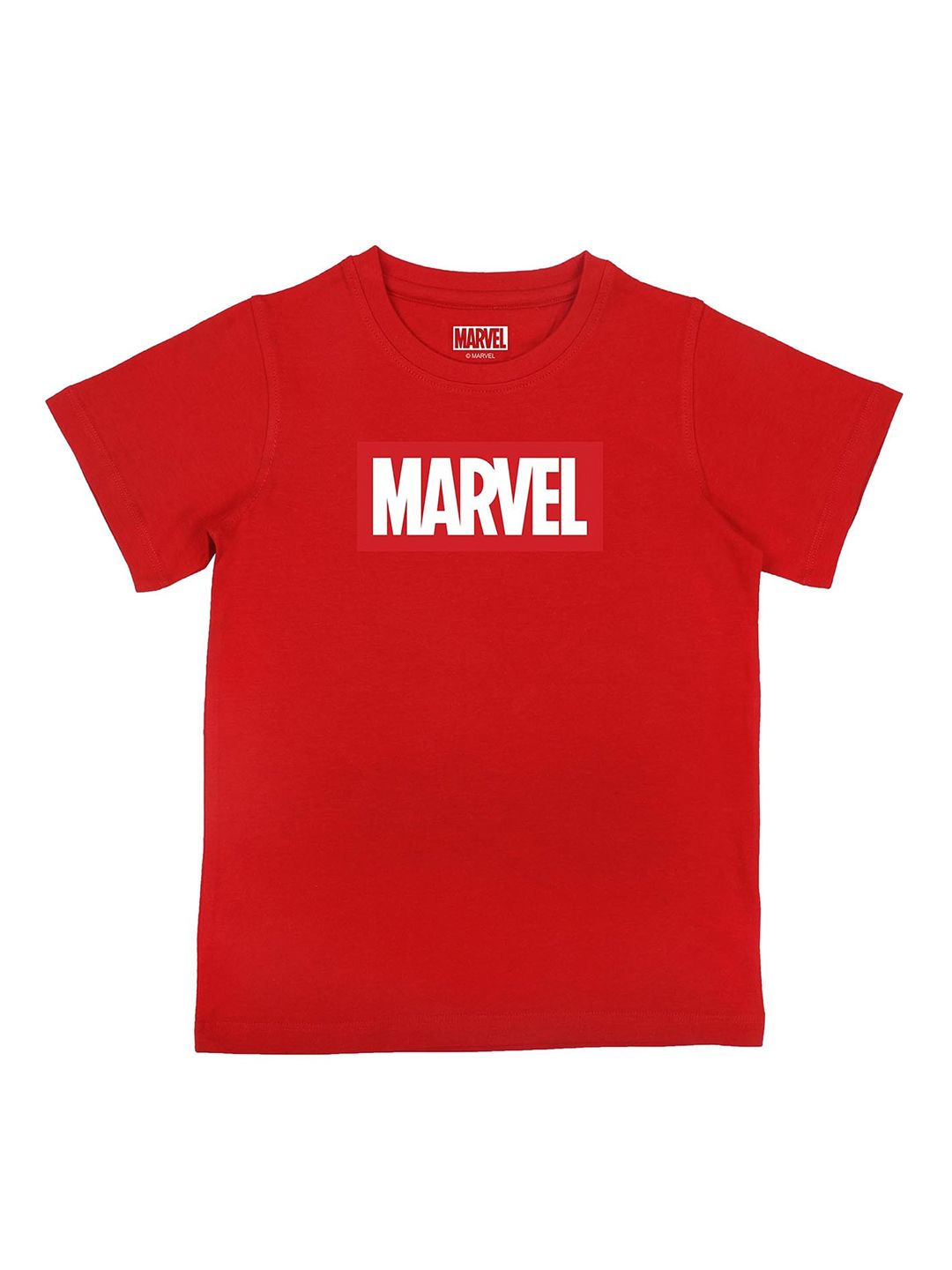 Marvel by Wear Your Mind Boys Red Typography Printed Avengers Cotton T-shirt-picture-33