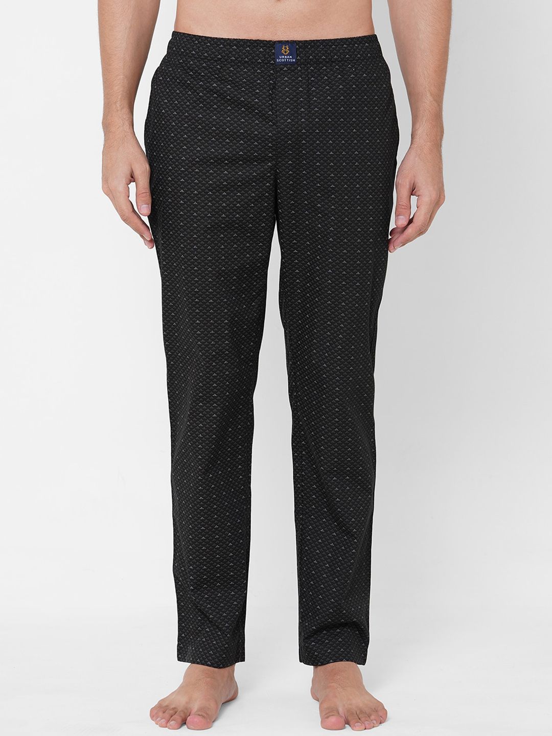 URBAN SCOTTISH Men Multi Printed Pure Cotton Lounge Pants-picture-36