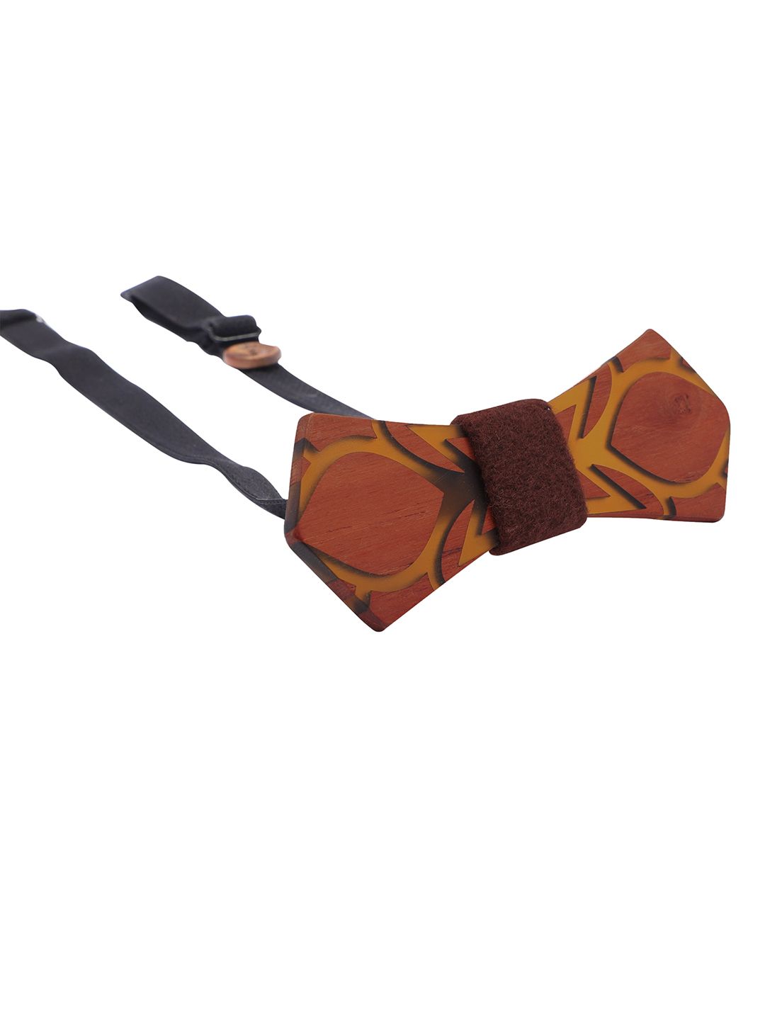 PELUCHE Men Yellow Printed Bow Tie-picture-26