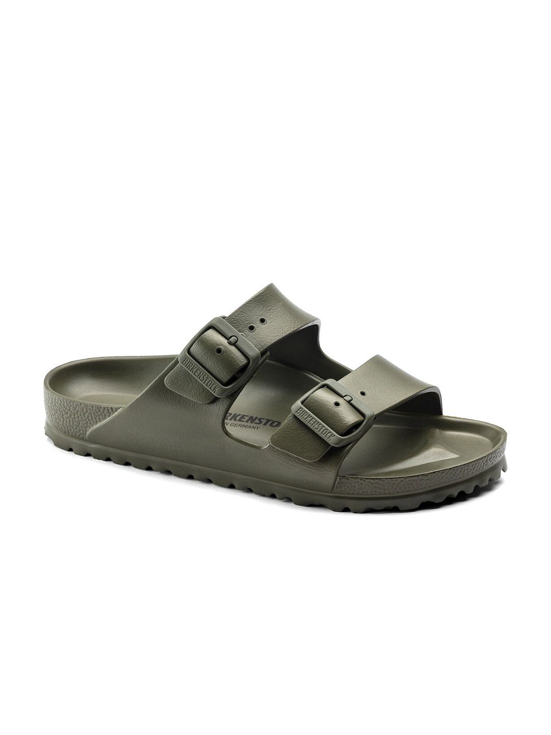 Birkenstock Unisex Arizona Essentials Green Narrow Slides-picture-56