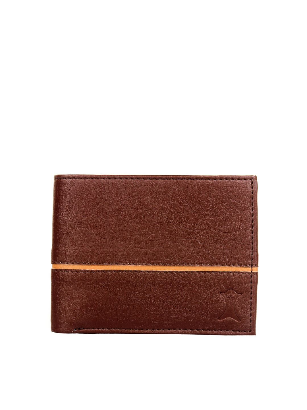 Creature Men Brown Textured PU Two Fold Wallet-picture-18