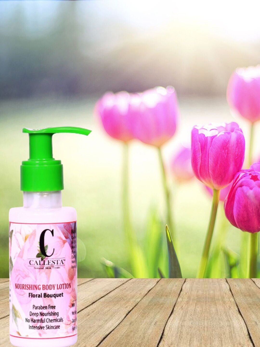 Callesta Cream Floral Bouquet Nourishing Body Lotion-image-41