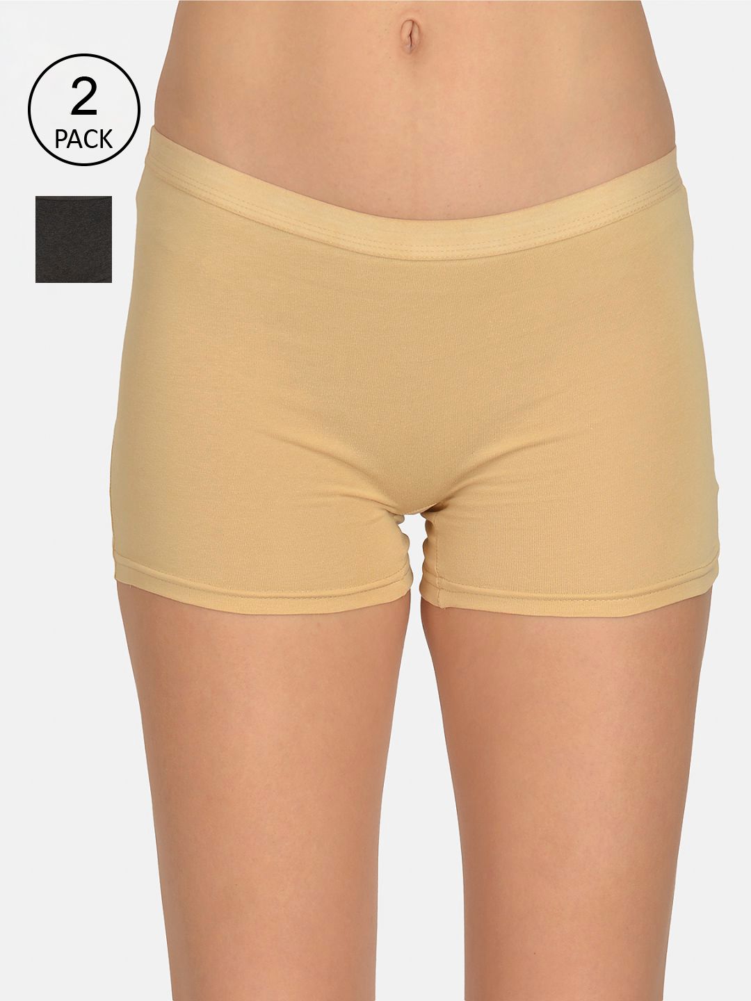 mod & shy Women Pack Of 2 Assorted Boy Shorts MU167168-picture-36
