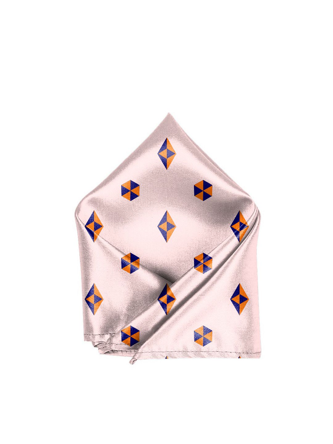Blacksmith Men Pink & Orange Printed Pocket Square-picture-24
