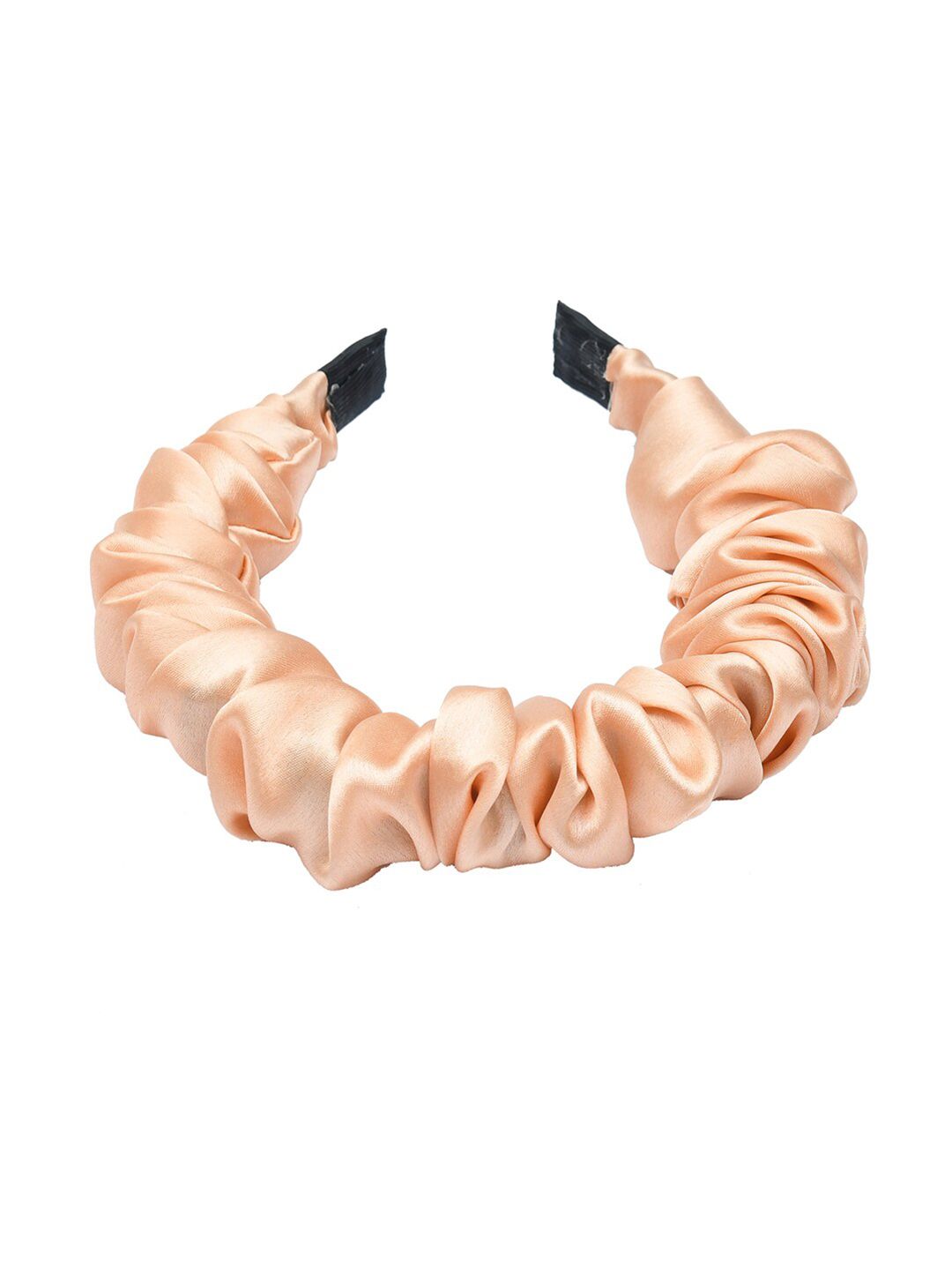 FUNKRAFTS Girls Peach Satin Silk Hairband-picture-48
