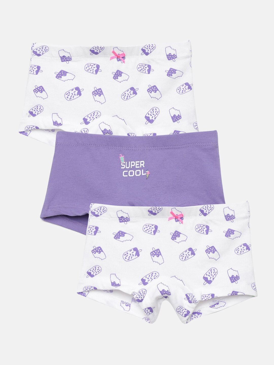 mackly Girls Pack Of 3 Assorted Boxer-Style Briefs MB-26-2-4 YRS-picture-22