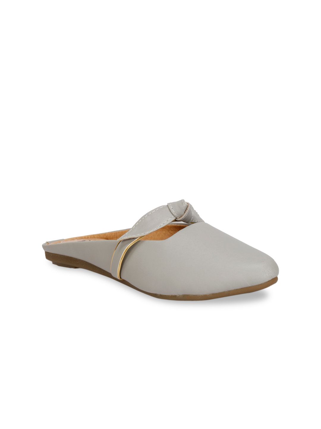 Denill Women Grey Mules Flats-picture-29
