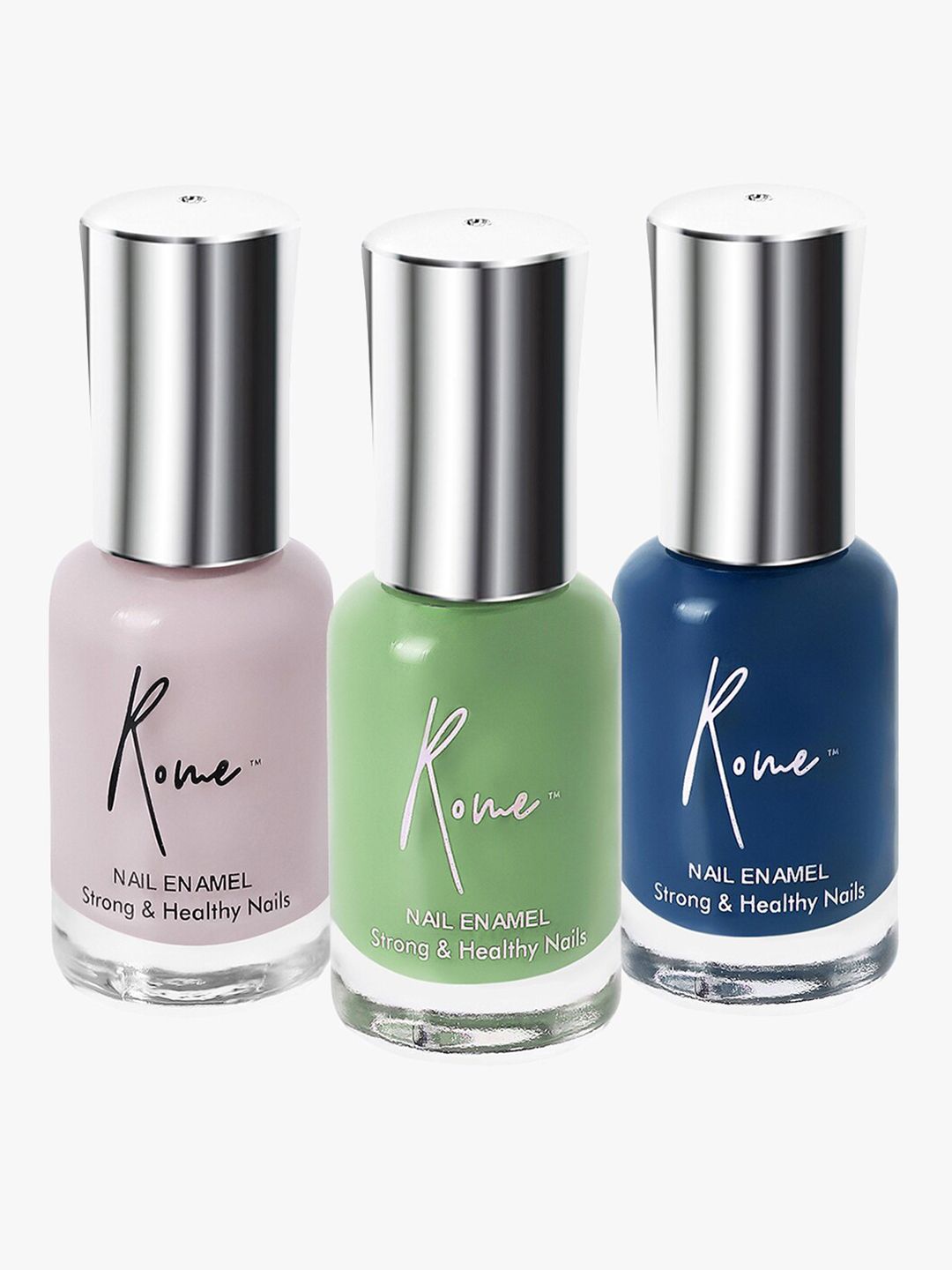 Rome Set of 3 Strong & Healthy Nail Enamel-image-8