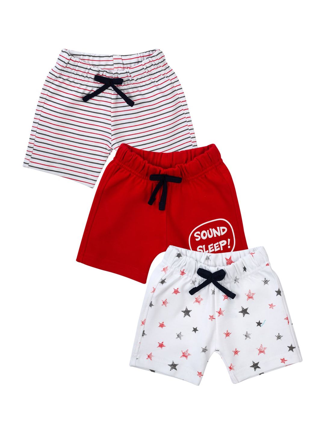 MeeMee Boys Pack Of 3 Printed High-Rise Regular Shorts-picture-19