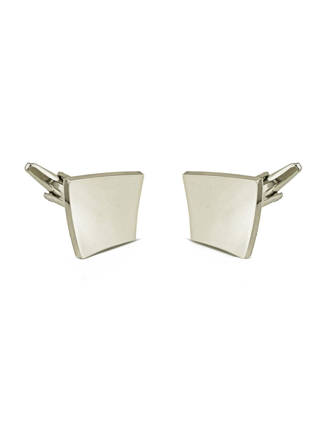PELUCHE That Killing Curve Silver-Toned Cufflinks-picture-24