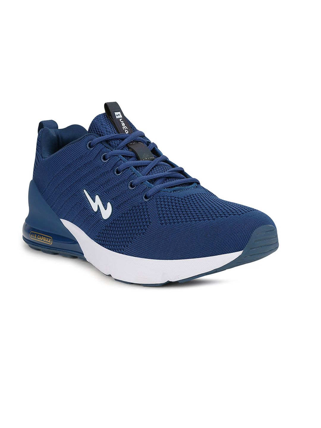 Campus Men Blue & White Mesh MIKE (N) Regular Phylon Running Shoes-image-1