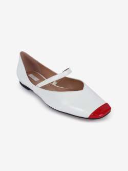 LYN - LYN Women White Mules Flats