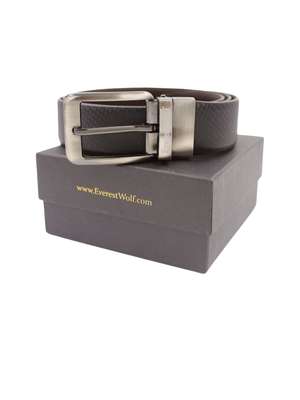 Everestwolf Men Leather Formal Belt