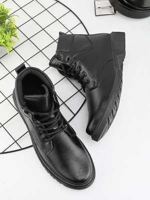 Provogue Men Leather Trekking Shoes