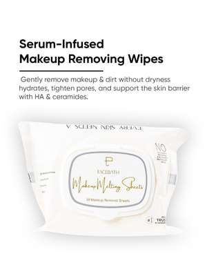 Personal Touch Skincare Makeup Melting Wipes 30 Sheets