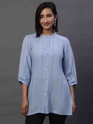 AURELIA Mandarin Collar Kurti
