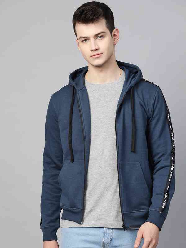 *p(R)ojectR® Bi-color Rib Zip Hoodie Side Zip Hoodie - Buy Side Zip Hoodie online in India