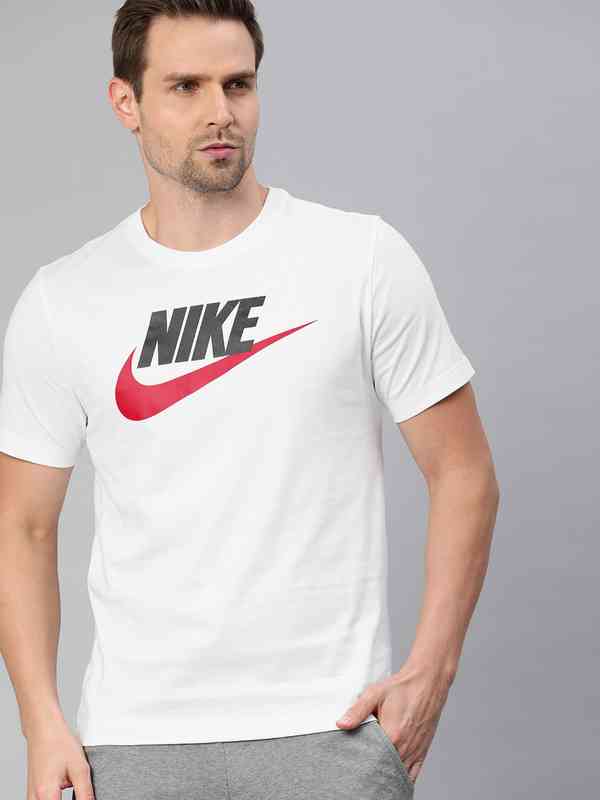 plain white nike t shirt mens