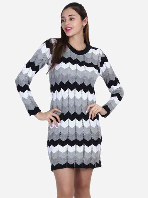 Black Grey Dresses - Buy Black Grey Dresses online in India