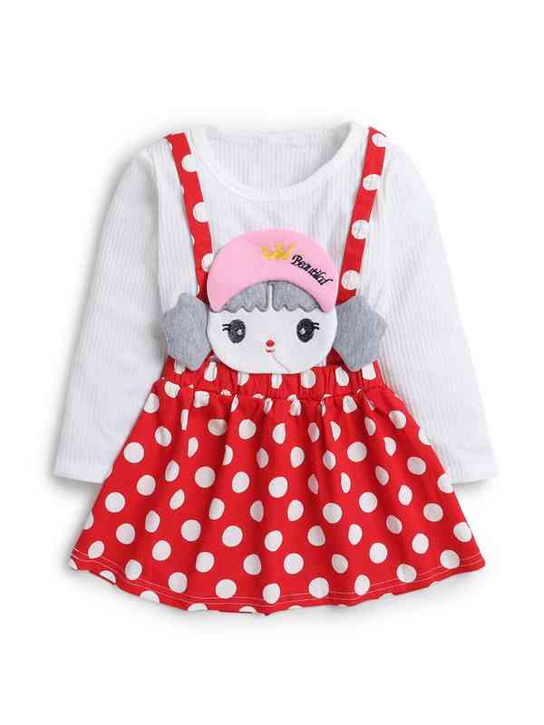 Polka-dot Pnafore Dungaree Dress - Etsy