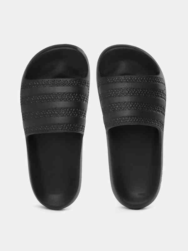 @L Adidas Black Eezay Soft Textured Flip Flops 4724881.htm