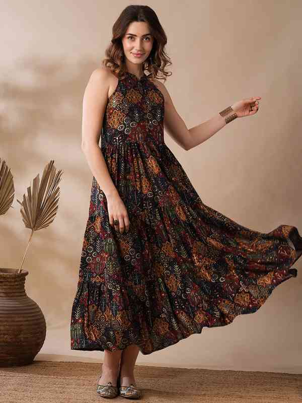 columbia midi dress Columbia Sea Wave Blue Sleeveless Chill River Midi Dress