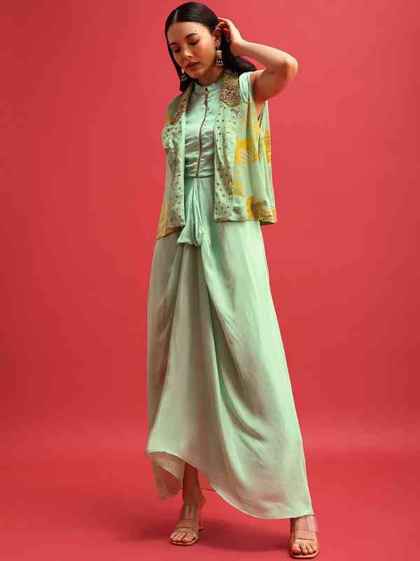 fashion metro dresses ZESICA Fall Crewneck Knit A Line Pleated Flowy Long Dresses with Belt –  zesica
