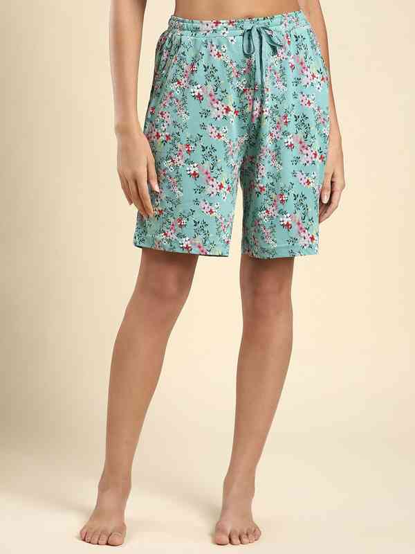 Short Hawaïen Vert Miss Petrolio Taille 176 Cm Pour Fille