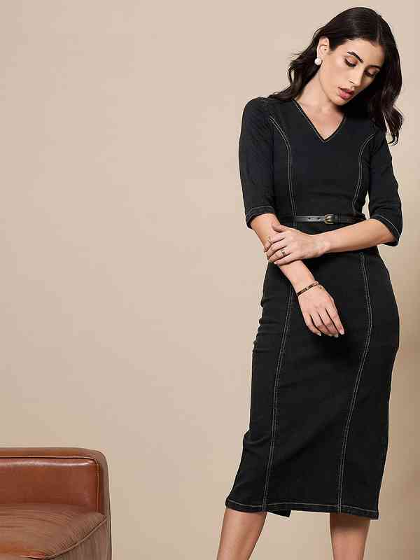 Solid Formal Dresses - Buy Solid Formal Dresses online in India