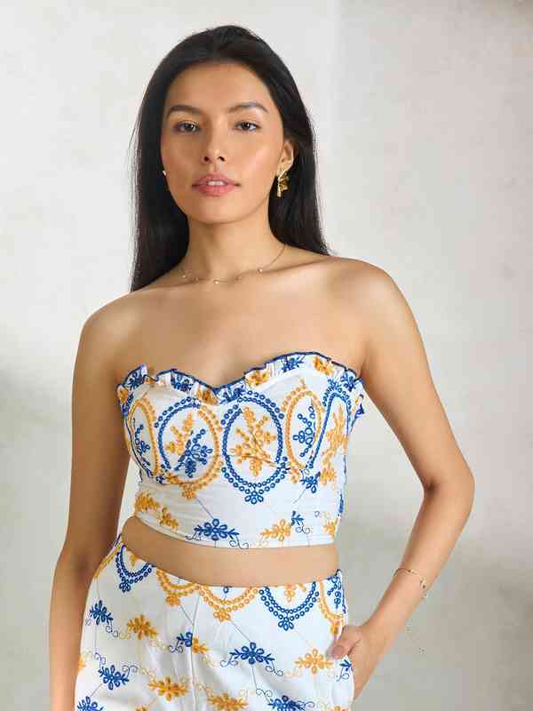 Shop White Tube Tops for Women Sleek Strapless Styles at Myntra