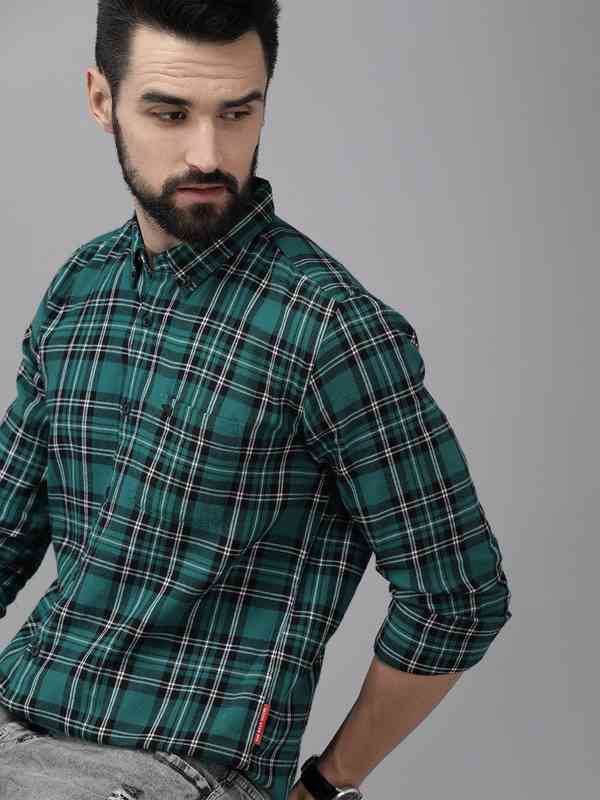 Shop Green Flannel Shirts Available Online at Great Prices