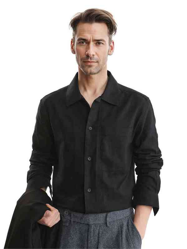 Van Heusen Black Shirts - Buy Van Heusen Black Shirts online in India