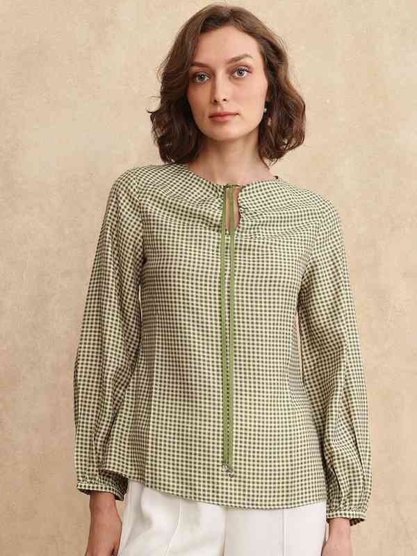 Checked Tops - Buy Checked Tops online in India