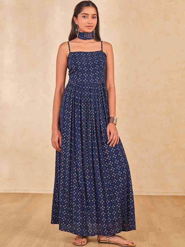 Blue Red Women Maxi Dresses Global Desi - Buy Blue Red Women Maxi Dresses Global Desi online in India Blue Red Women Maxi Dresses Global Desi - Buy Blue Red Women Maxi Dresses Global Desi online in India