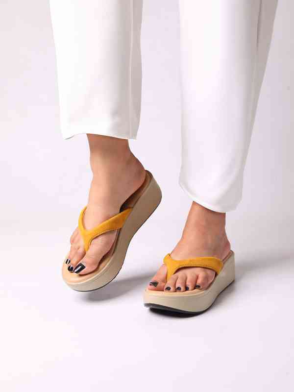 Yellow Women Heels Sandal - Buy Yellow Women Heels Sandal online