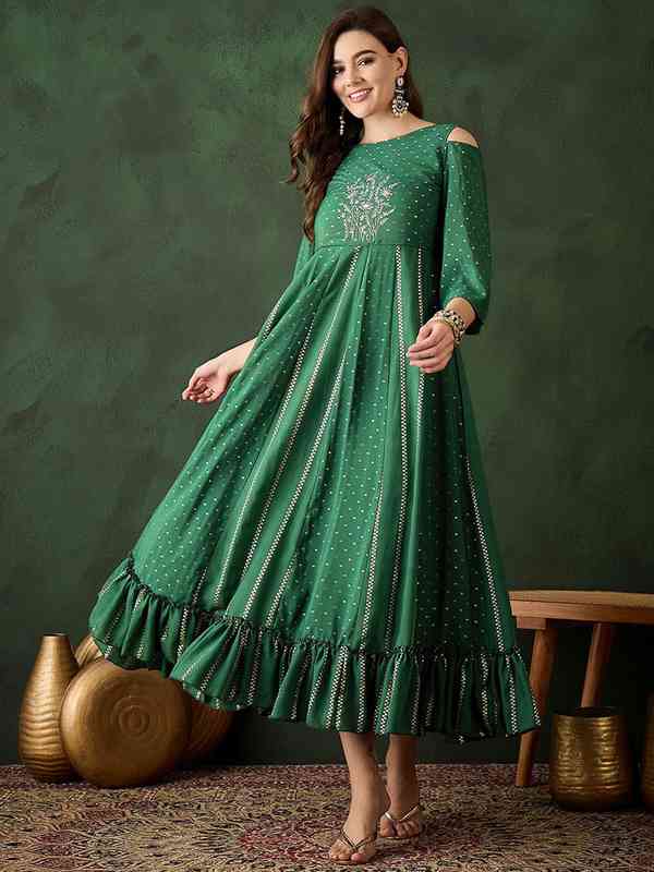 Green Dresses - Buy Green Dresses Online at Best Price | Myntra