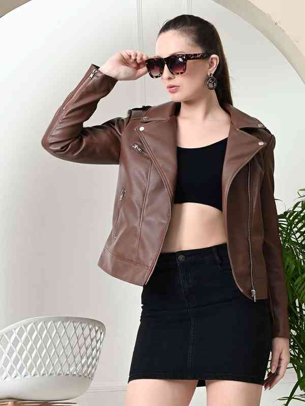 meltthelady cropped leather like jacket Buy Cropped Leather