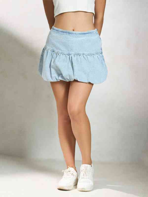 Balloon Jeans Skirts - Buy Balloon Jeans Skirts online in India